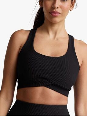 Beyond Yoga Women's Impulse Ribbed Bra black small